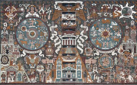 English: Southern facade of the Biblioteca Central at UNAM, Mexico City, Mexico