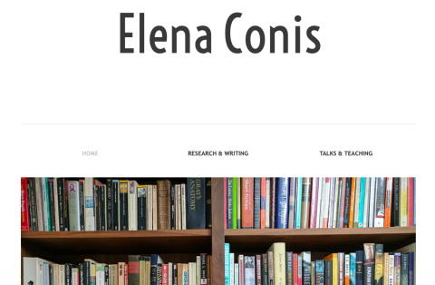 Elena Conis website